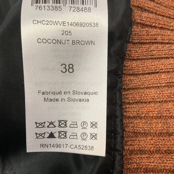 CHLOE COCONUT BROWN HOUNDSTOOTH AND TWEED JACKET - Picture 5 of 5